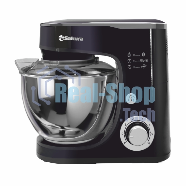Миксер планетарный Sakura SA-6332BK ELEGANT, черный