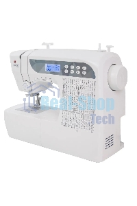 Швейная машина Comfort 1001 200 операций, 9 видов петель, жк дисплей, нитевдеватель, горизонтальный челнок, русск./англ. алфавит, плавная регулировка скорости на корпусе, регулятор давления лапки, нитевдеватель, возможность шитья двойной иглой, возможност