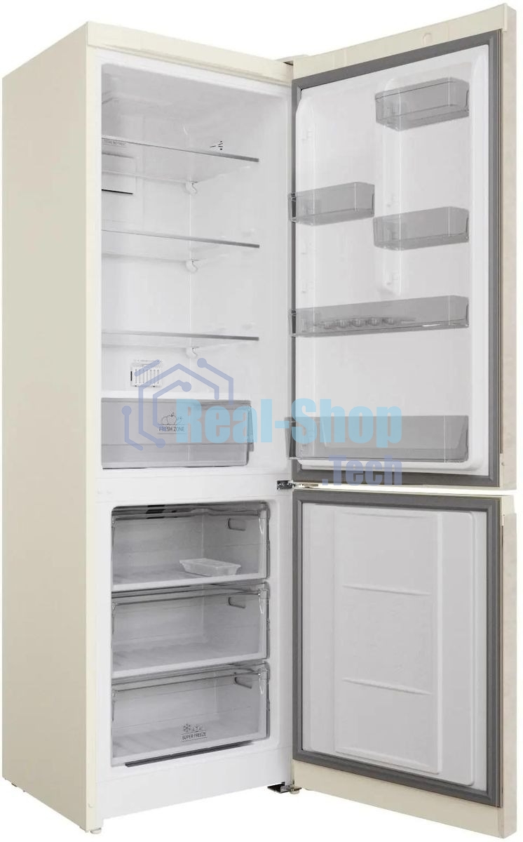 Холодильник Hotpoint HT 5180 AB мраморный двухкамерный 220/78л морозилка снизу, Total No Frost