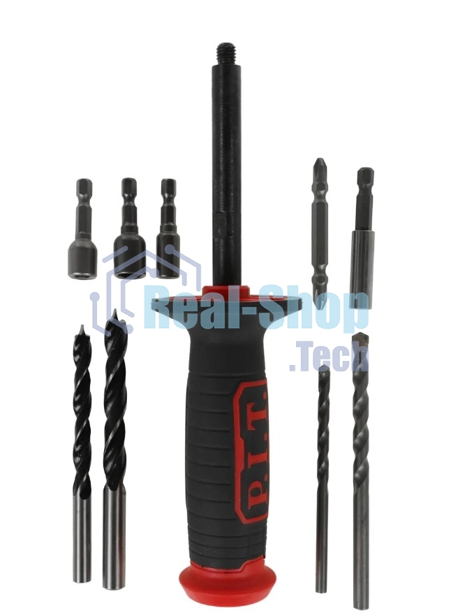 Дрель-шуруповерт аккумуляторная P.I.T. PSB20H-13D/3, Аккумуляторная, 20В, Ударная, Кейс