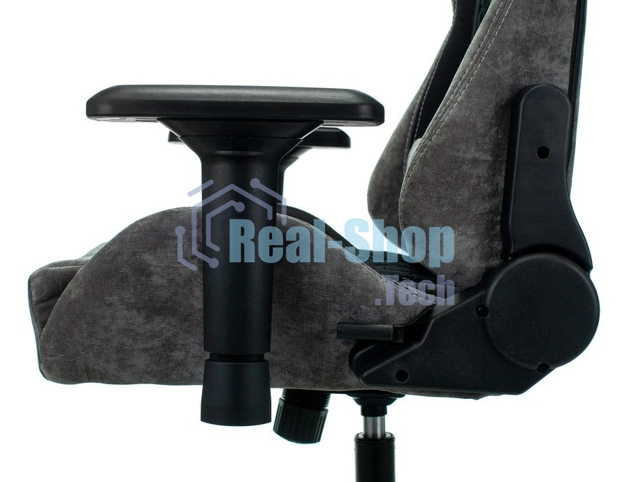 Кресло игровое Бюрократ VIKING 7 KNIGHT B FABRIC черный текстиль/эко.кожа крестовина металл/пластик