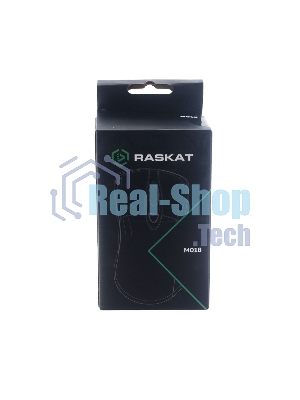 Мышь проводная Raskat M018 черный, 3200 dpi, USB, кнопки - 6