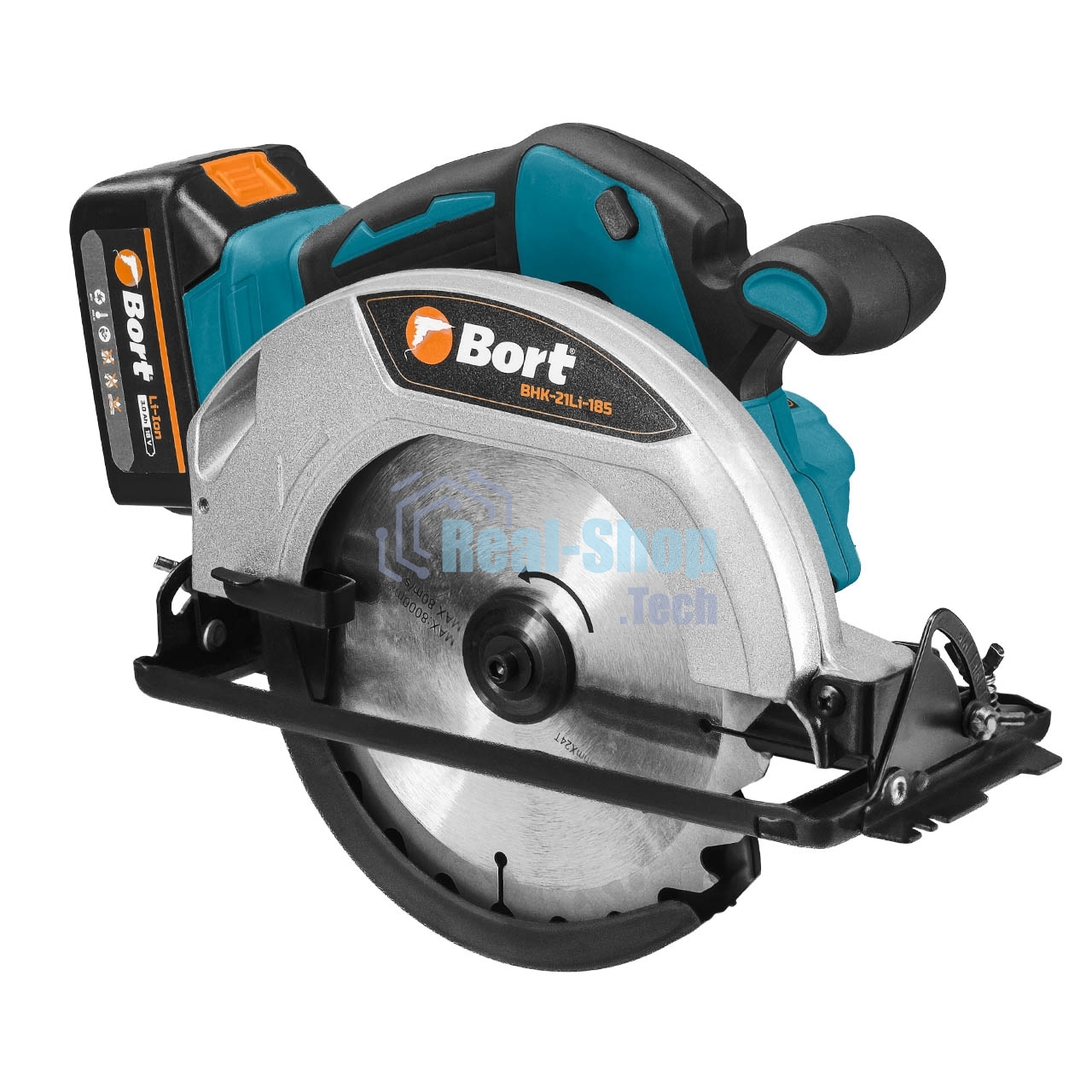 Пила циркулярная аккумуляторная Bort BHK-21Li-185 (2*3,0 А·ч + ЗУ)