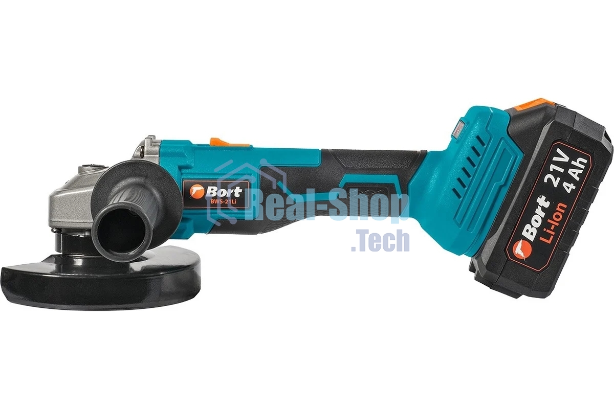 Угловая шлифовальная машина аккумуляторная Bort BWS-21Li