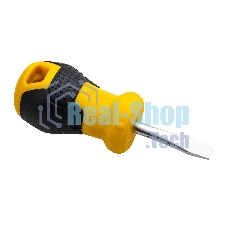 Отвертка шлицевая Deli DL6360381 6х38мм Материал: CR-V. Двухкомпонентная ручка. Хромированная