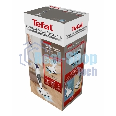 Пылесос Tefal Clean&Steam VP7751WH, белый, 1500/1500 Вт, уборка влажная/комбинированная/паром/сухая, пылесборник контейнер 0.3 л