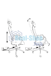 Кресло руководителя Бюрократ Chair Brt KB-9N/ECO/BLACK (1140275) черный