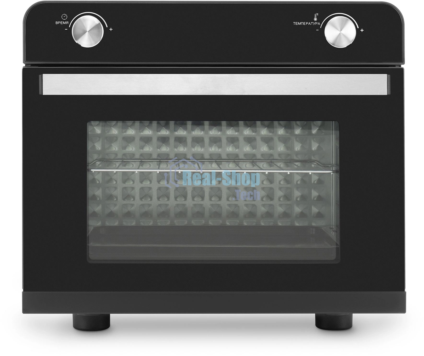 Мини-печь Hyundai MIO-HY087 36л. 1700Вт серебристый/черный