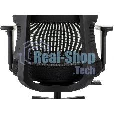 Кресло руководителя Бюрократ MC-711N-H черный, сетка/ткань, с подголов. крестов. пластик