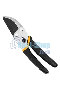 Секатор Deli DL580204 Размер 200 мм. Макс диаметр резки 15 мм. Сталь 55С. Термообработанная поверхность. Тефлоновая уплотненная пластиковая ручка.