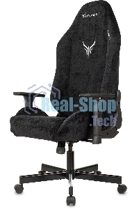 Кресло игровое Бюрократ Knight N1 Fabric черный Light-20, с подголов. крестовина металл
