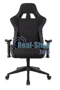 Кресло игровое Бюрократ VIKING 4 AERO BLACK EDITION черный искусст.кожа/ткань