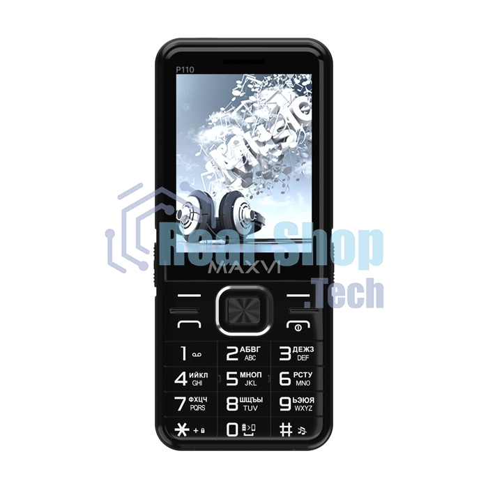 Мобильный телефон Maxvi Р110 черный