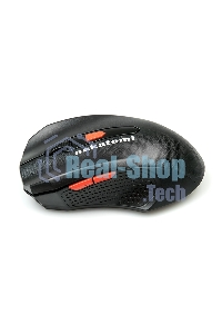 Мышь беспроводная Nakatomi MRON-07U черный, 1600 dpi, радиоканал, USB, кнопки - 5