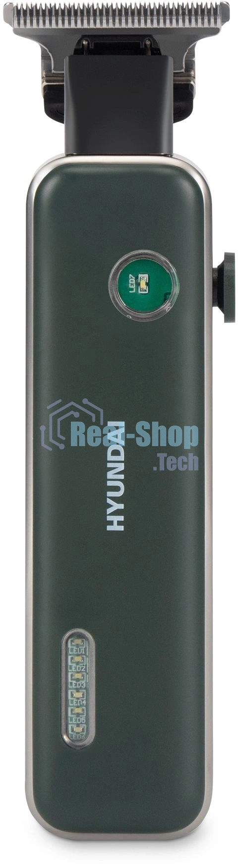 Триммер Hyundai H-HT6070 зеленый (насадок в компл:3шт)