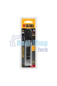 Лезвия Denzel 18 мм, сталь SK4 - 0,5 мм, супер острые, многосегментные, 5 шт.