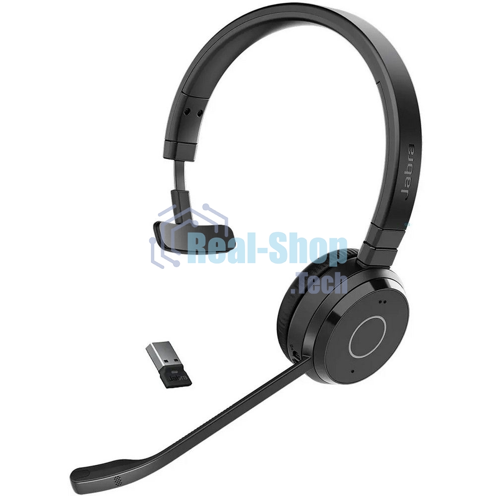 Гарнитура беспроводная Jabra Evolve 65 TE, Link 390a MS Mono (PN: 6693-833-309)