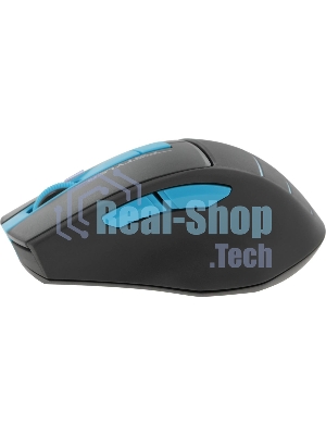 Мышь беспроводная A4Tech Fstyler FG30S серый/синий, 2000 dpi, радиоканал, USB, кнопки - 5