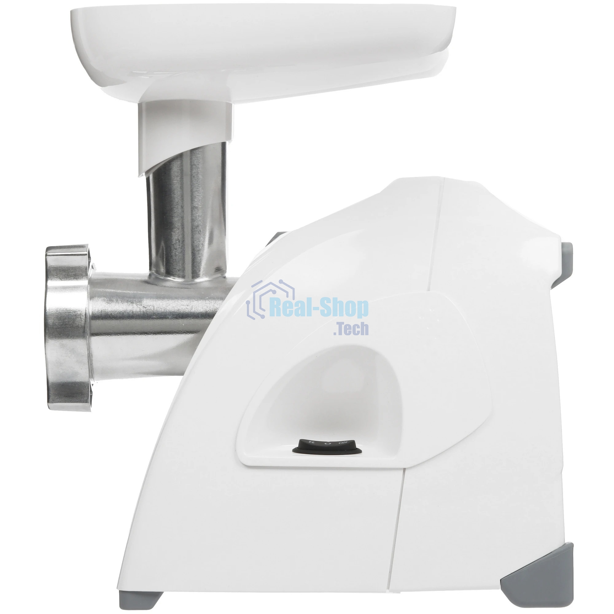 Мясорубка электрическая Аксион М641.02 белый, 2000 Вт, 3 кг/мин, реверс, защита от перегрузки, насадки - 6