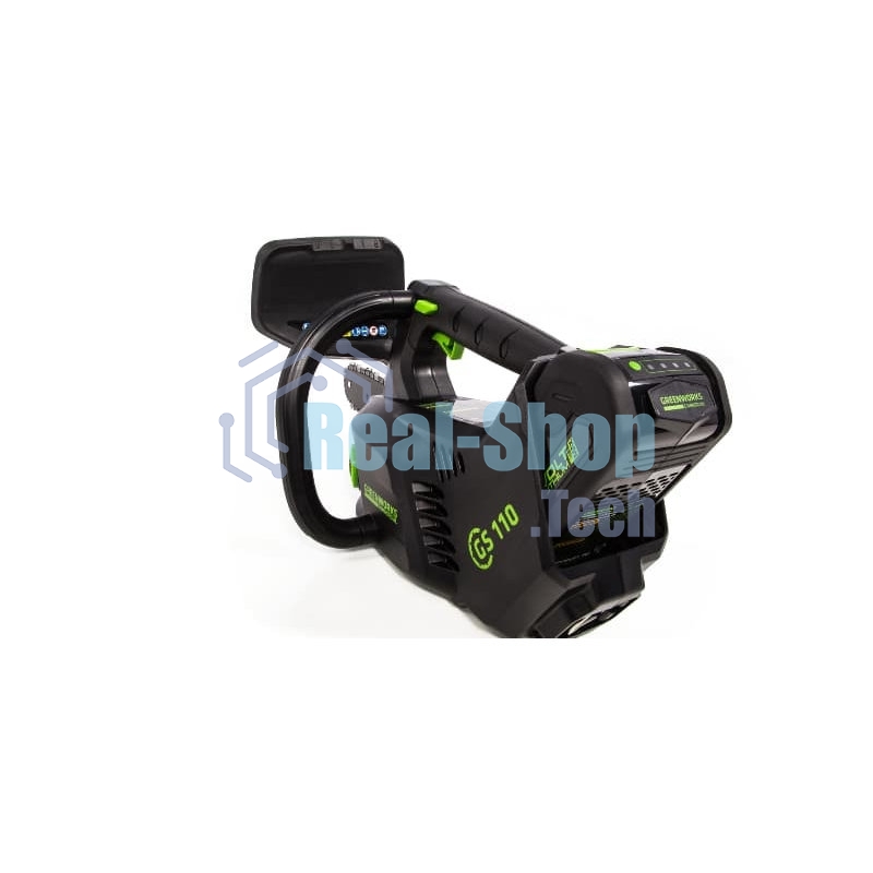 Пила цепная одноручная аккумуляторная GreenWorks GD40TCS (арбориста), 40V, 25,4 см, бесщеточная, без АКБ и ЗУ (2003807)