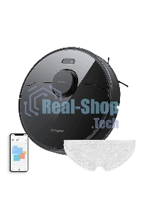 Робот-пылесос Dreame RLD33GA Vacuum and Mop D9 Max черный, 46 Вт, 5200 мА·ч Li-Ion, уборка сухая/влажная, пылесборник контейнер 0.5