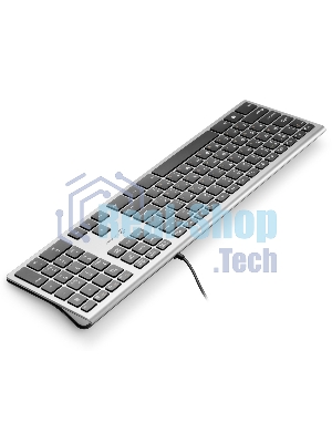 Клавиатура Oklick 890S проводная, USB Type-A, серый