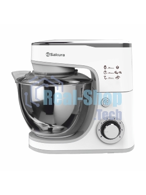 Миксер планетарный Sakura SA-6332W ELEGANT, белый