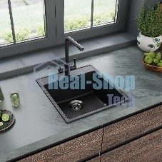 Кухонная мойка Maunfeld Perla 460 MFQS-460B черный