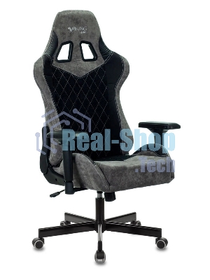 Кресло Бюрократ VIKING 7 KNIGHT B FABRIC черный, ткань, 120 кг, механизм качания