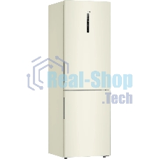 Холодильник Haier C2F636CCRGU1 бежевый, двухкамерный, 256/108л, морозилка снизу, No Frost