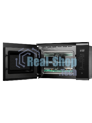 Встраиваемая микроволновая печь Kuppersberg HMW 651 BX черный/нержавеющая сталь