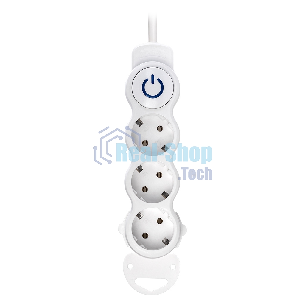 Удлинитель Smartbuy (SBE-16-3-05m-ZS) 3 роз х 5,0 м - белый