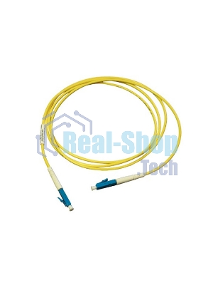 Патч-корд оптический Cabeus Tight Buffer, Simplex LC/LC, OS2 9/125, LSZH, 25м, Ø 2мм, синий хвостовик, жёлтый
