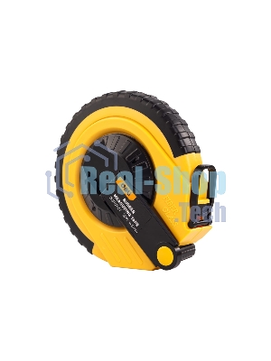 Мерная лента Deli DL9820ZY 20м x 14.5мм Ударопрочный корпус. Основной класс точности. Метрическое полотно из стекловолокна и ПВХ.