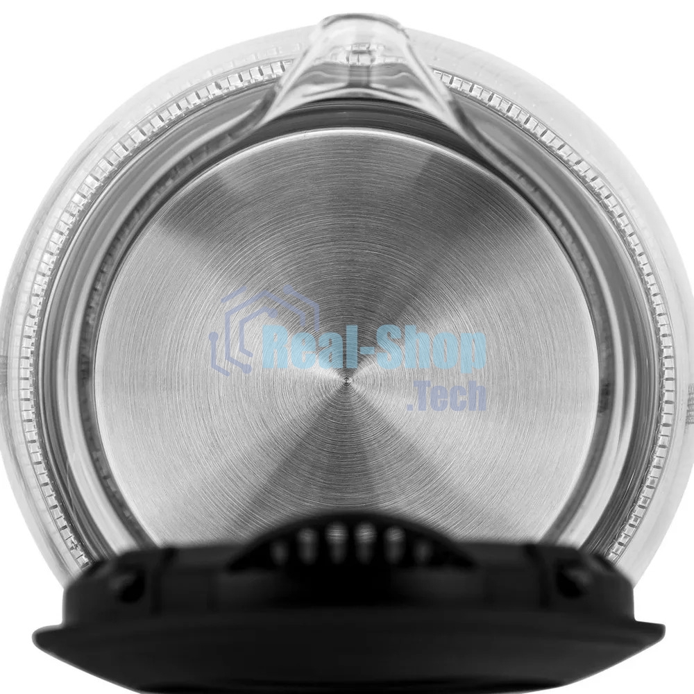 Чайник электрический BRAYER BR6106, 1100 Вт, 1 л, стеклянный, автоотключение, подсветка, черный