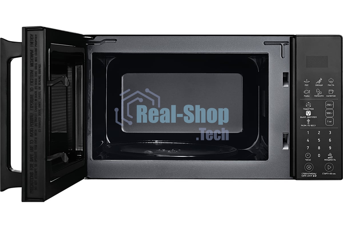 Микроволновая печь BBK 20MWS-806S/B черный, 20 л, 800 Вт, переключатели - сенсор