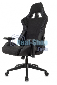 Кресло игровое Бюрократ VIKING 4 AERO BLACK EDITION черный искусст.кожа/ткань