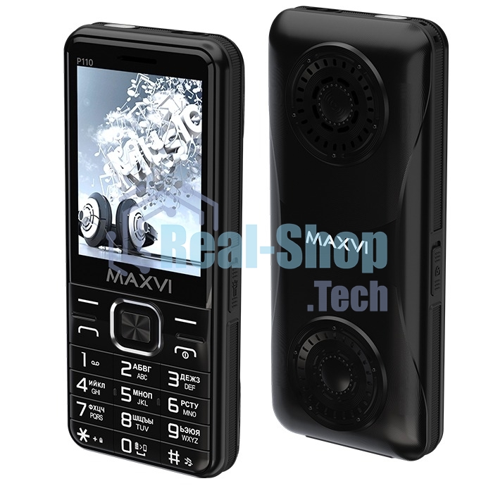 Мобильный телефон Maxvi Р110 черный
