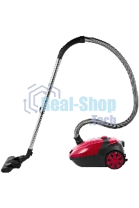 Пылесос Sharp ECKB19RR, красный/черный, 350/1900 Вт, уборка сухая, пылесборник мешок 2.3 л