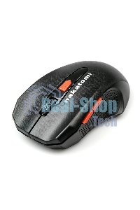 Мышь беспроводная Nakatomi MRON-07U черный, 1600 dpi, радиоканал, USB, кнопки - 5