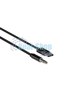 Кабель аудио MORE CHOICE (4610196409844) UK28a AUX 3.5мм Type-C 1м, черный