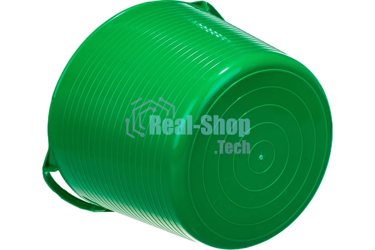 Ведро гибкое Сибртех сверхпрочное 14 л, зеленый