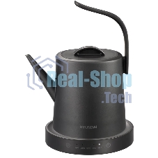 Чайник электрический Hyundai HYK-S5503 1 л, 1200 Вт, титан/титановый корпус: металл