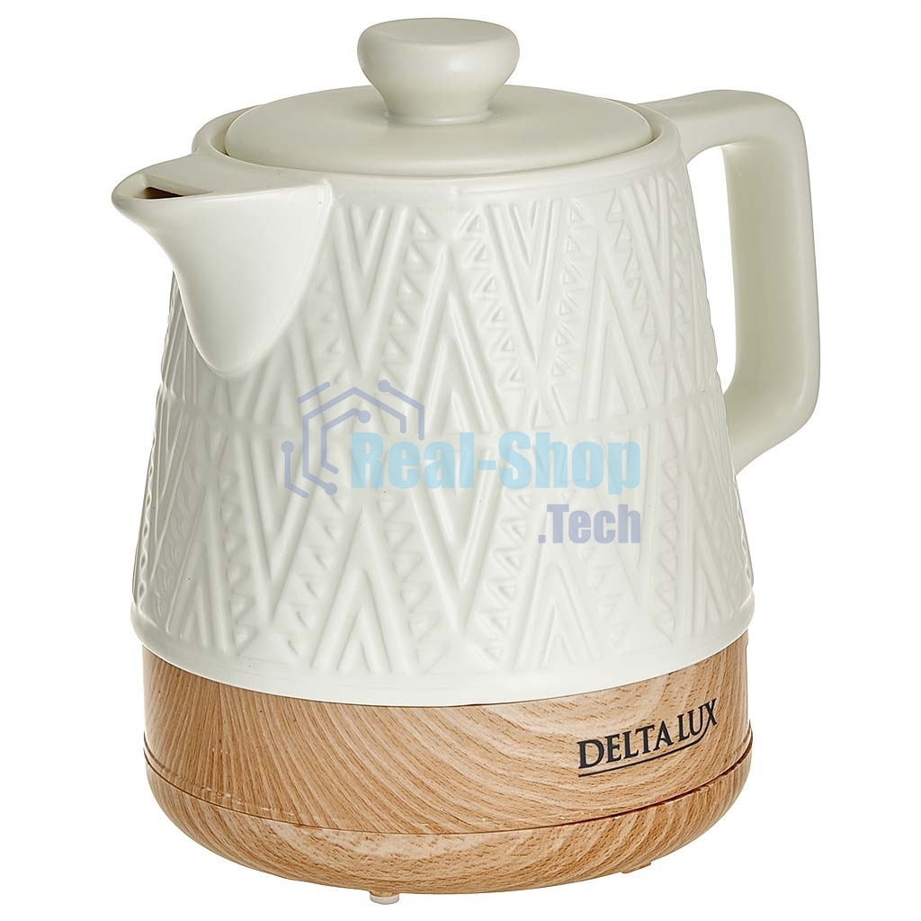 Чайник электрический DELTA LUX DE-1020 белый