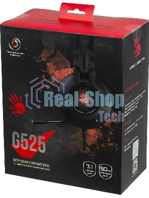 Гарнитура Bloody G525 чёрный, проводная, подсветка