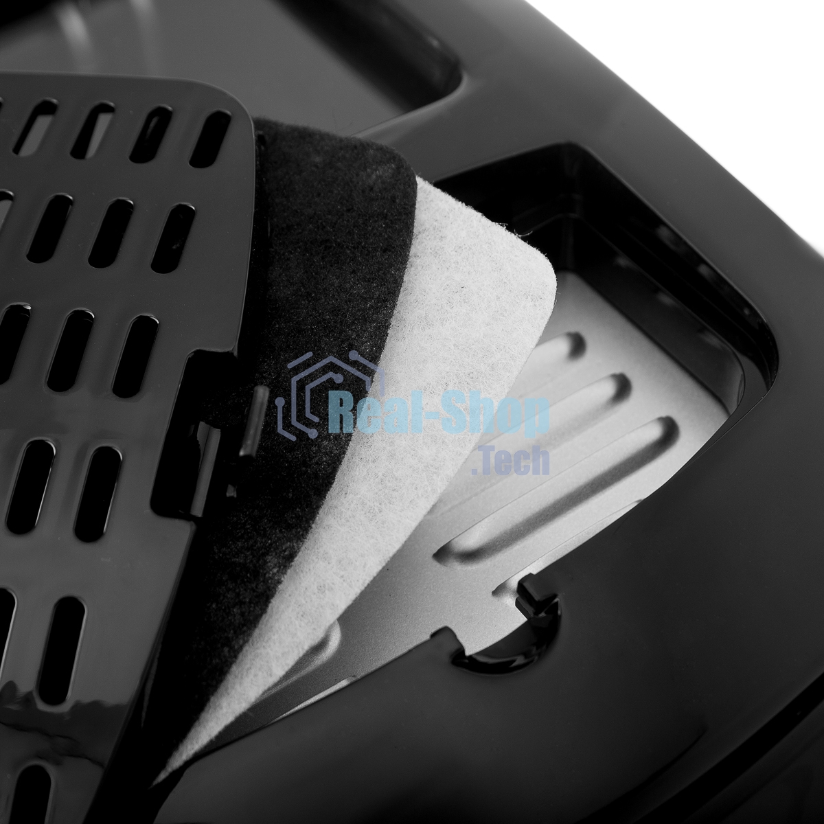 Фритюрница BRAYER 2830BR-BK чёрный, 1800 Вт, 3 л, 0.6 кг, съёмная чаша, таймер