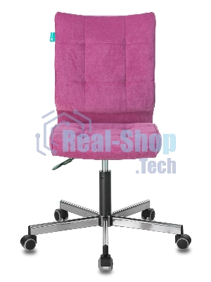 Кресло Бюрократ CH-330M/LT-15 малиновый, экокожа, 120 кг, механизм качания, без подлокотников