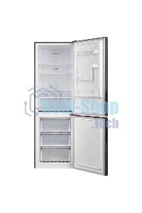 Холодильник Maunfeld MFF185NFХ10 нержавеющая сталь двухкамерный инвертор 240/100л морозилка снизу, No Frost