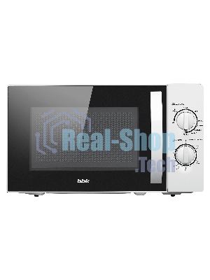 Микроволновая печь BBK 20MWG-738M/W белый, 20 л, 700 Вт, поворотный механизм