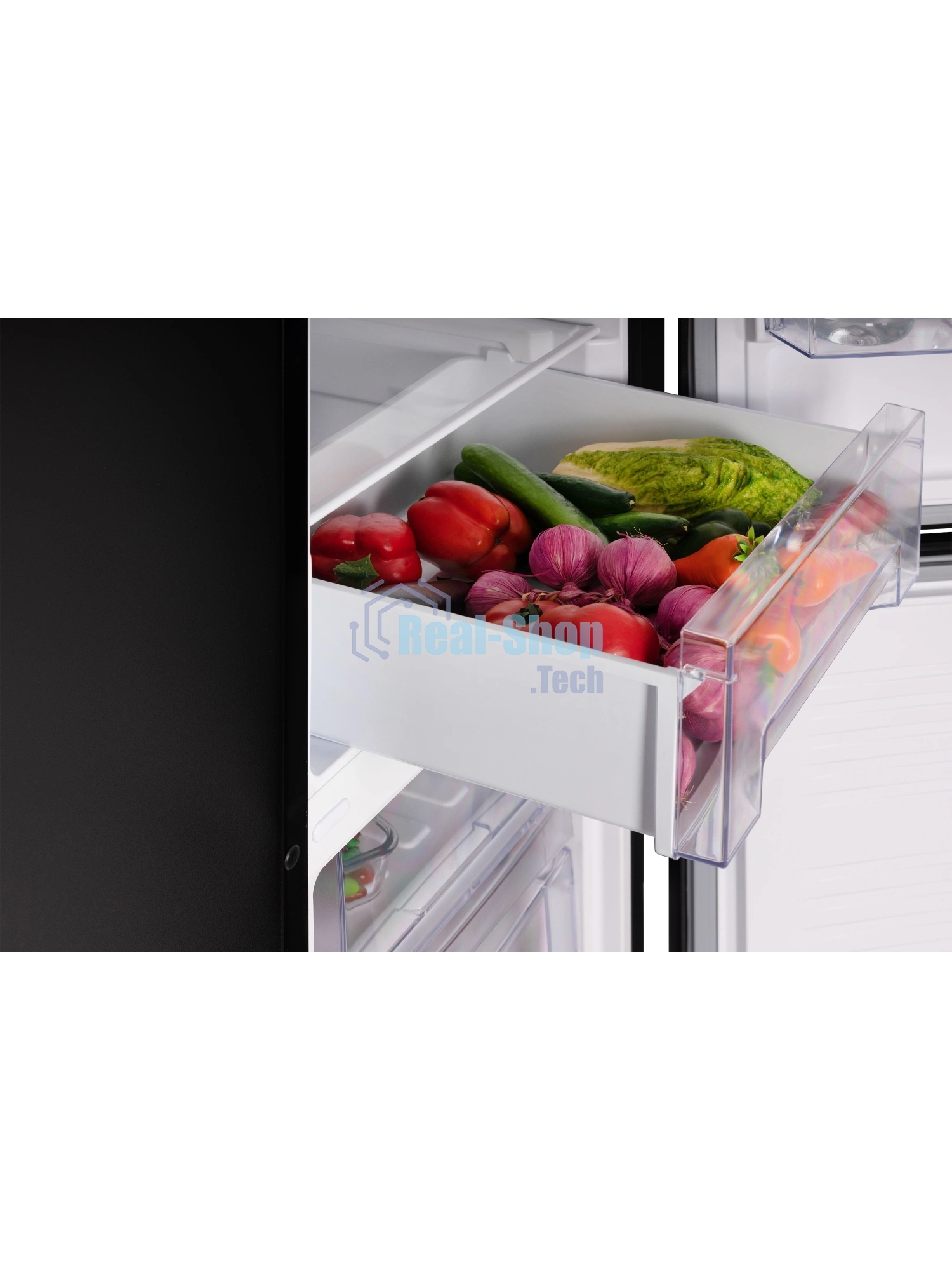 Холодильник Nordfrost NRB 131 B черный двухкамерный 170/100 л морозилка снизу, капельная система